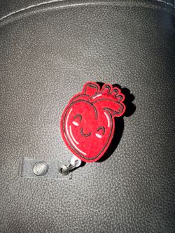 Heart badge reel