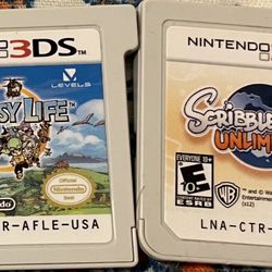 Selling my Nintendo 3ds games , Scribble game is not worth much , maybe 2-3$ but fantasy life is going for 60-150$ , I’m asking 100$ obo 