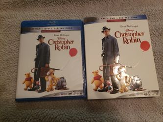 Christopher Robin Blu-ray, dvd and digital Brand New
