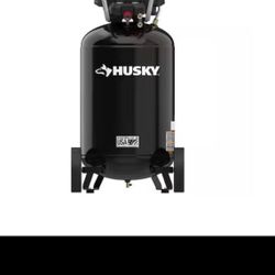Husky 1.7 HP, 200 PSI, 30 Gal., 5.1 SCFM 90 PSI, Single-Stage, Oil Free Portable Vertical Electric Air Compressor. New! $450 Location: Arlington  Se H