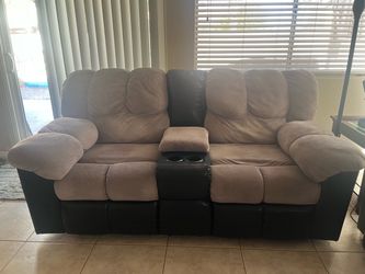 Recliner loveseat sofa