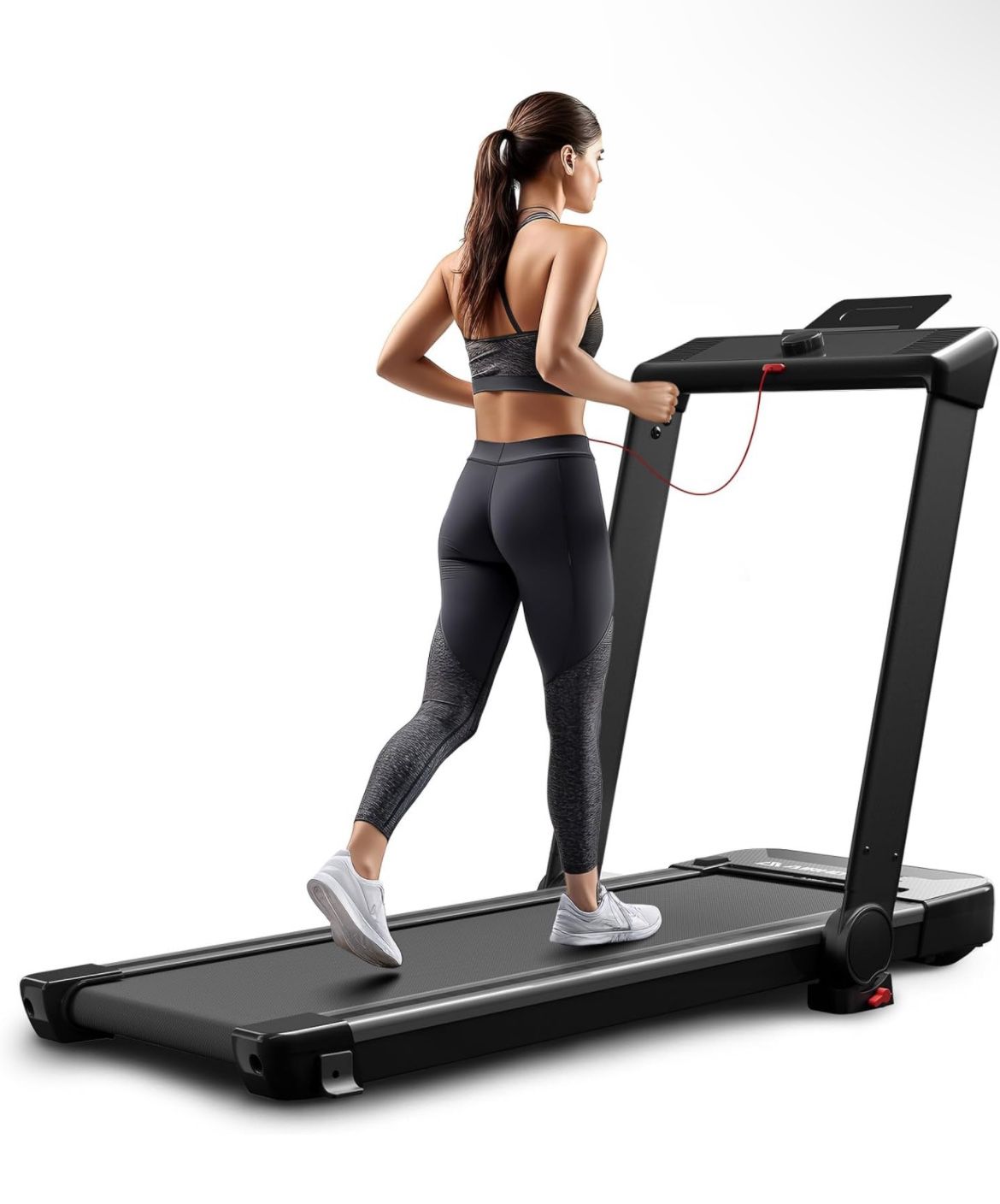 😀 Treadmill, Walking Pad 3 in 1 Folding Treadmill, Walking Jogging Treadmills for Home Office, 2.5HP Low-Noise Treadmill 