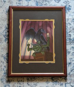 Haunted Mansion Disney Framed Fine Art Larry Nikolai Questionable Friends Print