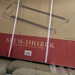 SlimFold Dual-Mode Walking Pad Compact Under-Desk Electric Treadmill with Remote Control & Transport Wheels