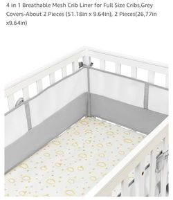 Crib Mesh Liners Set Of 4