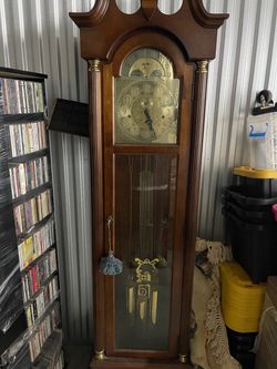 Grandfather Clock with Moon Phase Dial