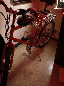 Motorized Bicycle with Gas Engine Kit