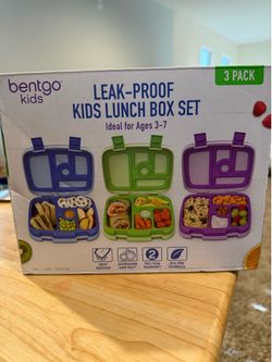 3 Pack Kids Bentgo Boxes
