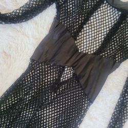 Brand new cat suit body suit fishnet