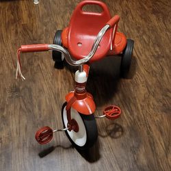 Red And White Radio Flyer Tricycle 