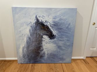 Very Large Canvas Horse Picture