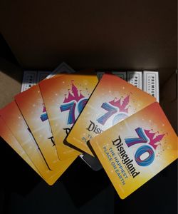 70th anniversary Disney cards