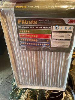 3M air filters Filtrate Clean Living 20 x 30 x 1 pack 2