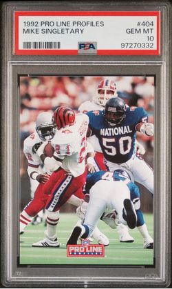 1992 Pro Line Profiles Mike Singletary PSA 10