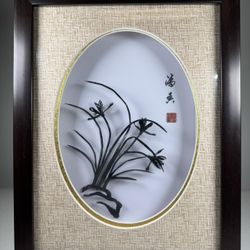 Chinese Handcrafted Iron Painting 