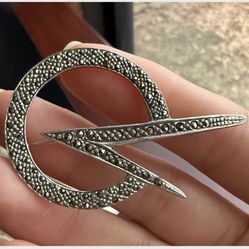 Vintage Silver Brooch 
