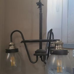 3 Light Chandaluer Chain Mount