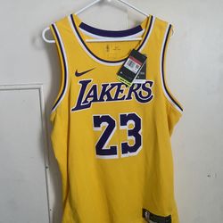 Lakers Lebron Jersey Size 48