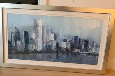 Large Skyline Framed Wall Art
