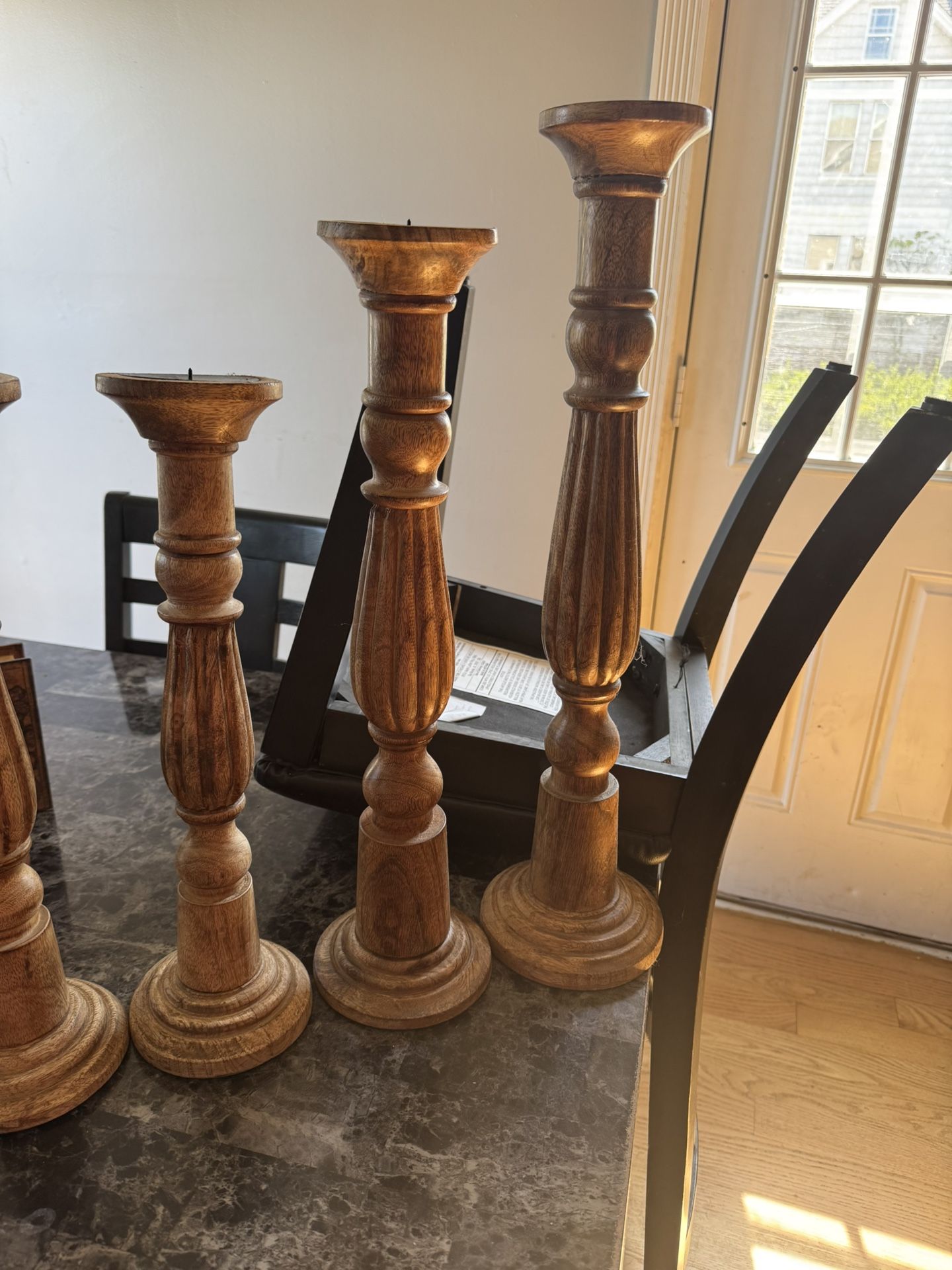 Set A Six Candle Pillars