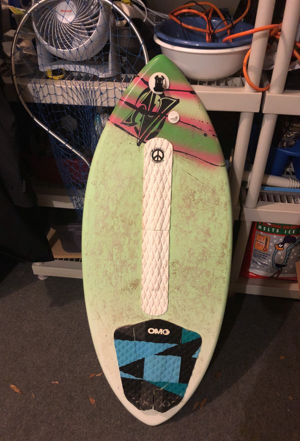 Zap skimboards, fiber class skimboard with traction pads and GoPro mount for Sale in Virginia