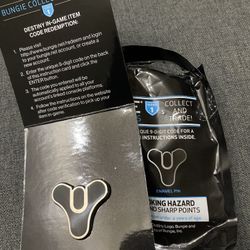 Destiny 2 Collectible Tricorn Pin (black)