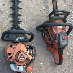 Echo trimmer and chainsaw