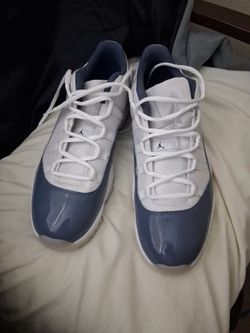 Air Jordan 11 Low White Diffused Blue Sneakers