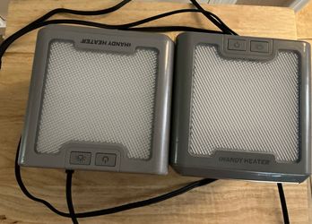 2 Handy Heater Pure Warmth Plug-In Space Heaters – Working Condition