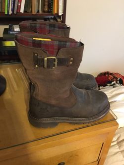 Woman Leather/suede work boots