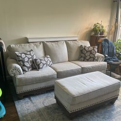 Ashley couch And ottoman