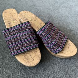 Montego Bay Club Cork Wedge Sandal Heels