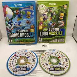 New Super Mario Bros. U + New Super Luigi U. (Nintendo Wii U) 2 game bundle