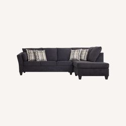 Virgo black couch bob’s furniture store