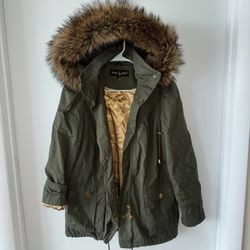 Vintage Y2K Baby Phat Faux Fur Hoody Coat Jacket Green Parka Small MINTcondition  This is in mint condition. There is no dirt there is no stains. Ther