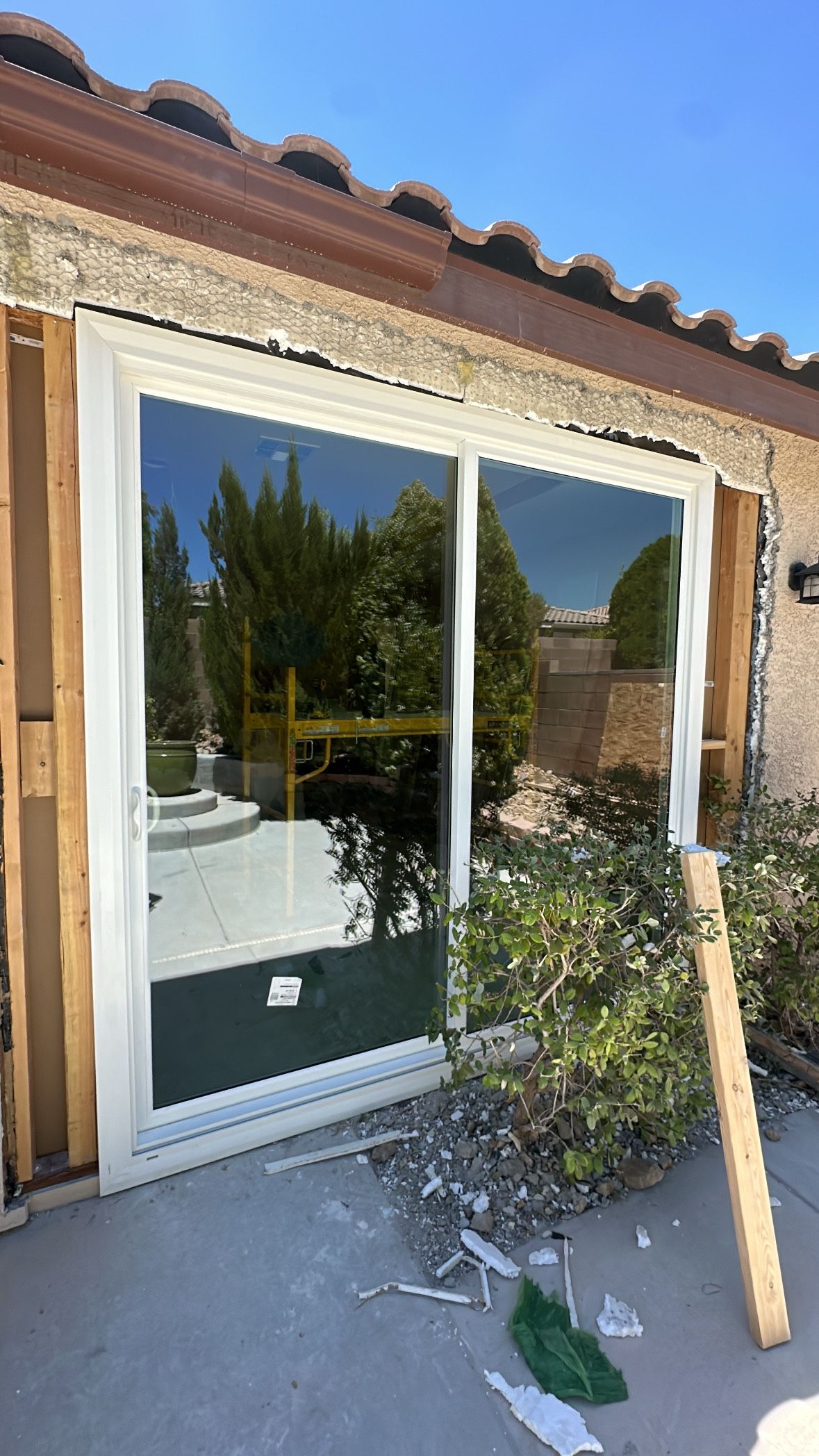 USED SLIDING GLASS DOOR 96x80