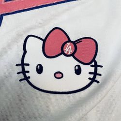 Youth Only White And Blue Hello Kitty Shohei Ohtani Los Angeles Dodgers Jersey