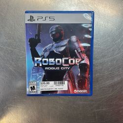 PS5 RoboCop rogue city game