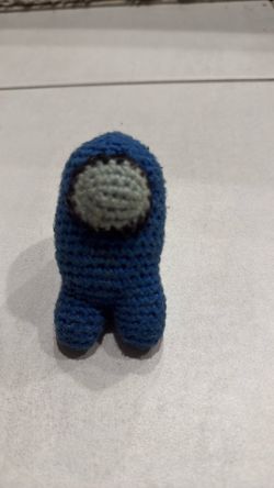 Among us crochet toy