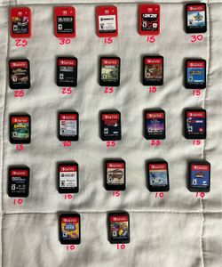 Nintendo switch games, see pictures for prices