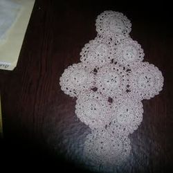 One - 10" x 7 1/2" Very Nice Crocheted Piece