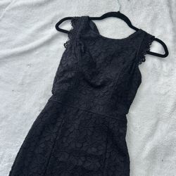 Black long dress