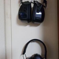 Noise bearing work ear muffs