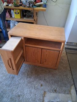 Oak cabinet