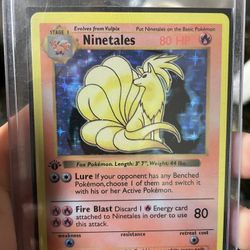 Pokemon 1st Edition Ninetales Holo (Base Set)