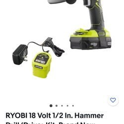 Hammer Drill Kit 60$ Brand New 