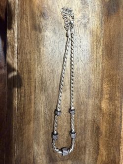 Brighton Meridian Necklace (Black‑Silver) – Classic Meridian necklace