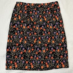 Endless rose floral Embroidered Pencil Skirt Xs 