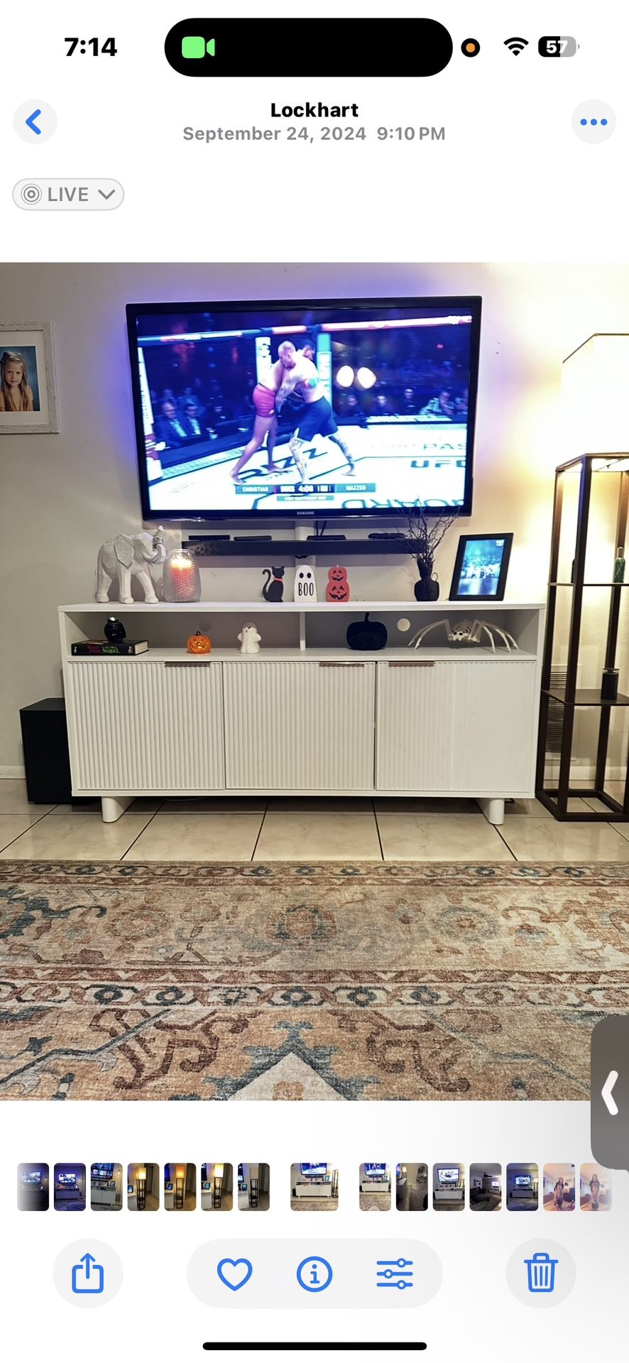 Better Homes & Gardens Lillian Fluted TV Stand for TVs up to 70", White Finish