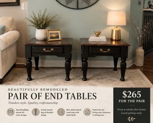 Remodeled end tables